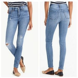 J.Crew Factory High Rise Distressed Skinny Jean 27